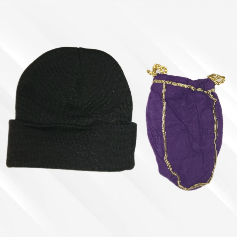 Crown Royal Beanie + Purple Bag combo pack - Picture 2 of 2